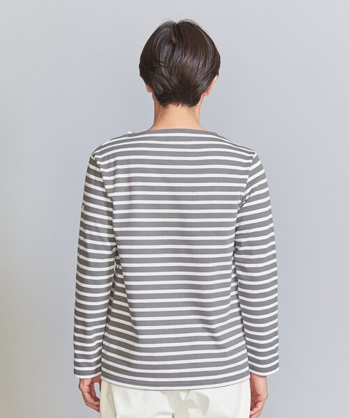 ORCIVAL（オーシバル）の「＜ORCIVAL＞ BORDER BIG TEE/カットソー（Tシャツ/カットソー・メンズ・ダークグレー/ロイヤルブルー/オフホワイト・05/03/04）」の10枚目の写真