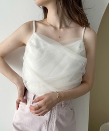 チュールキャミソール