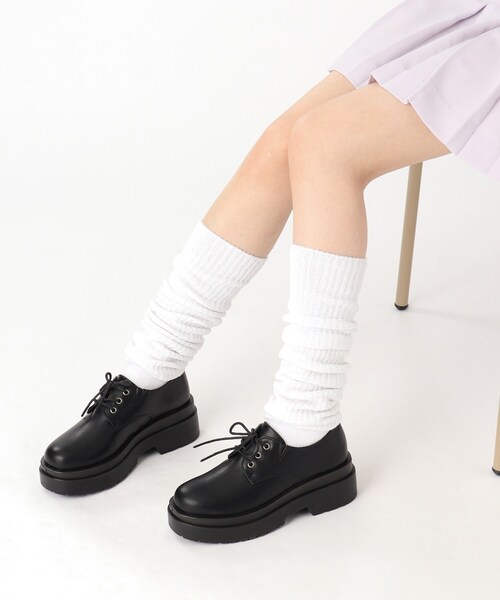cs T&P（シーエスティーアンドピー）の「厚底 マニッシュ（パンプス・レディース・アイボリー/ブラック/ブラック系1/ダークブラウン・S/M/LL/L）」の10枚目の写真