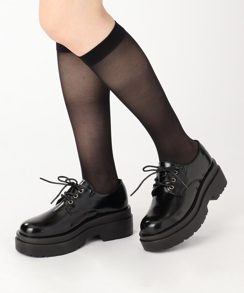 cs T&P（シーエスティーアンドピー）の「厚底 マニッシュ（パンプス・レディース・アイボリー/ブラック/ブラック系1/ダークブラウン・S/M/LL/L）」の13枚目の写真