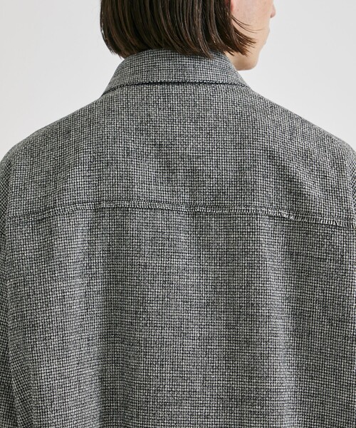 UNITED TOKYO(ユナイテッドトウキョウ)の「DRY TWEED シャツBL(その他アウター・メンズ・ブラック/グレー・1/2)」の5枚目の写真