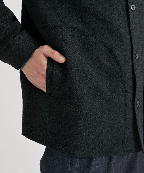 UNITED TOKYO(ユナイテッドトウキョウ)の「DRY TWEED シャツBL(その他アウター・メンズ・ブラック/グレー・1/2)」の12枚目の写真