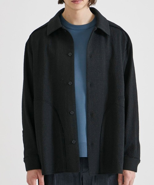 UNITED TOKYO(ユナイテッドトウキョウ)の「DRY TWEED シャツBL(その他アウター・メンズ・ブラック/グレー・1/2)」の16枚目の写真