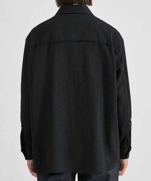 UNITED TOKYO(ユナイテッドトウキョウ)の「DRY TWEED シャツBL(その他アウター・メンズ・ブラック/グレー・1/2)」の14枚目の写真