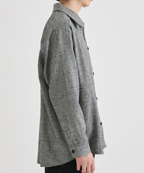UNITED TOKYO(ユナイテッドトウキョウ)の「DRY TWEED シャツBL(その他アウター・メンズ・ブラック/グレー・1/2)」の20枚目の写真