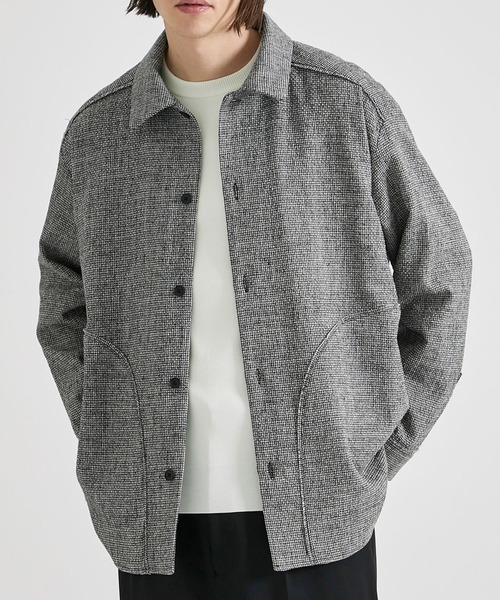 UNITED TOKYO(ユナイテッドトウキョウ)の「DRY TWEED シャツBL(その他アウター・メンズ・ブラック/グレー・1/2)」の22枚目の写真