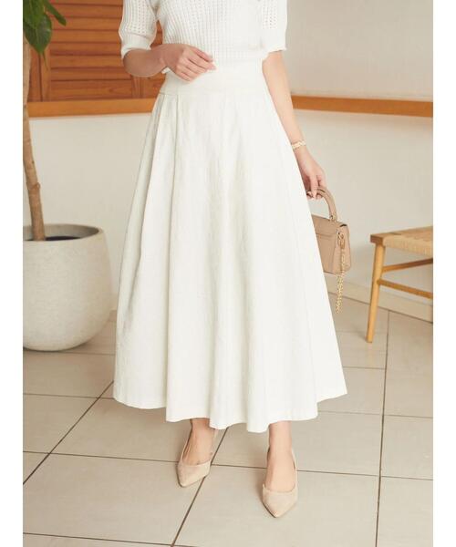HALUHIROINE（ハルヒロイン）の「コットンジャガードフレアスカート