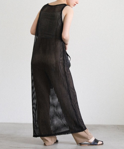 コムデギャルソン メッシュワンピース ロングワンピース