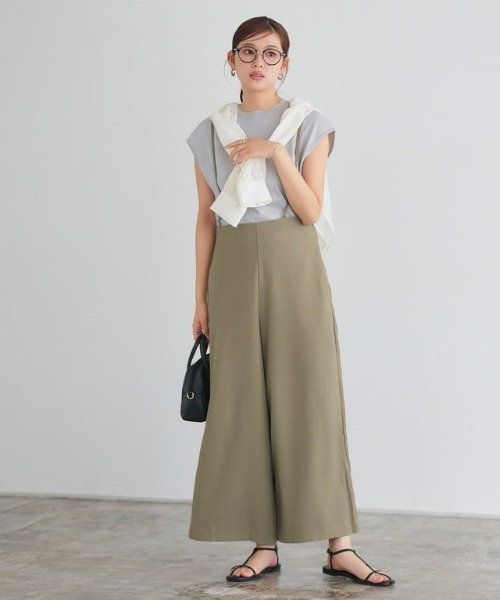 Pierrot（ピエロ）の「華奢ストラップサロペット（サロペット/オーバーオール・レディース・ブラック/ネイビー/ベージュ/アイボリー・M/L）」の17枚目の写真