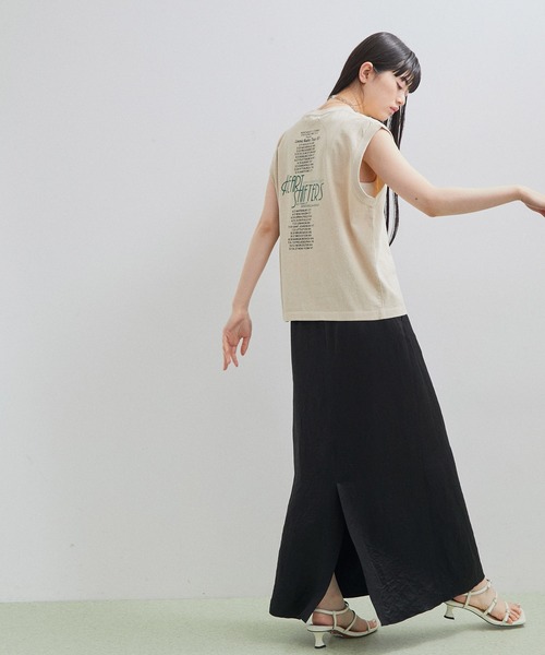 ADAM ET ROPE'（アダムエロペ）の「リキッドサテンスカート（スカート