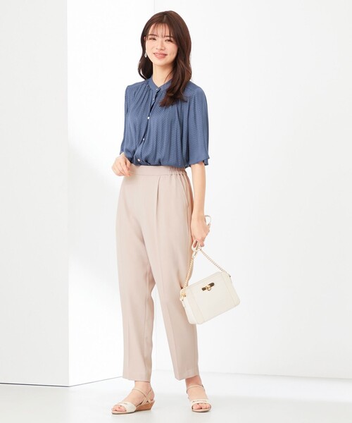 ANY SIS(エニィスィス)の「【接触冷感&UVカット】サラキレイ テーパードパンツ(その他パンツ・レディース・ネイビー系/アイボリー系/オレンジ系/カーキ系/黄土色系・3/2/1)」の15枚目の写真