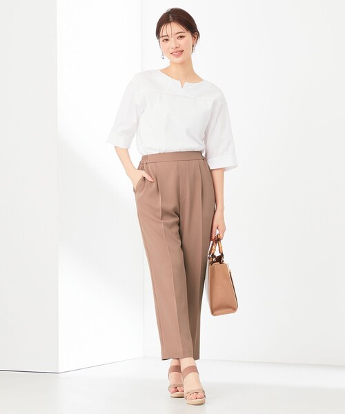 ANY SIS(エニィスィス)の「【接触冷感&UVカット】サラキレイ テーパードパンツ(その他パンツ・レディース・ネイビー系/アイボリー系/オレンジ系/カーキ系/黄土色系・3/2/1)」の11枚目の写真