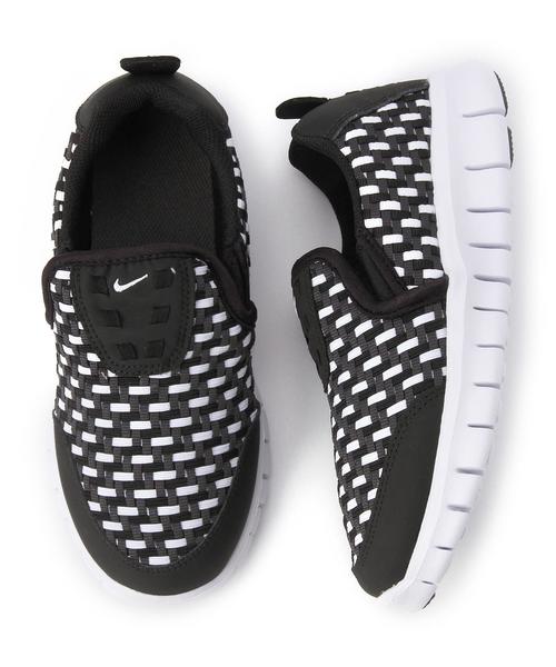 NIKE（ナイキ）の「BY KIDS NIKE フリーウーブン スニーカー（スニーカー・キッズ・ブラック/ピンク・17cm/18cm/19cm/20cm）」の2枚目の写真