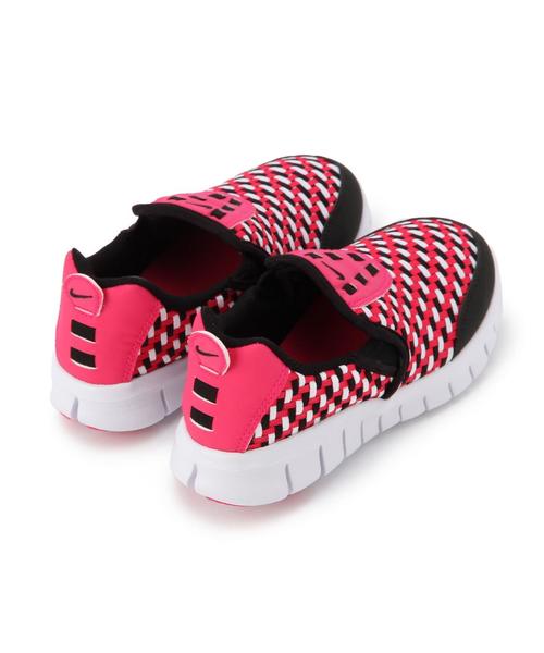 NIKE（ナイキ）の「BY KIDS NIKE フリーウーブン スニーカー（スニーカー・キッズ・ブラック/ピンク・17cm/18cm/19cm/20cm）」の10枚目の写真