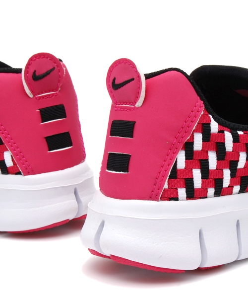 NIKE（ナイキ）の「BY KIDS NIKE フリーウーブン スニーカー（スニーカー・キッズ・ブラック/ピンク・17cm/18cm/19cm/20cm）」の7枚目の写真