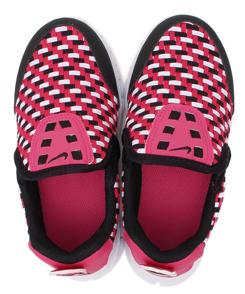 NIKE（ナイキ）の「BY KIDS NIKE フリーウーブン スニーカー（スニーカー・キッズ・ブラック/ピンク・17cm/18cm/19cm/20cm）」の8枚目の写真