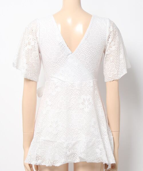 Dita Muaj.（ディータムアージュ）の「総レースワンピース水着（水着・レディース・ブラック/ホワイト・M/L/XL）」の18枚目の写真