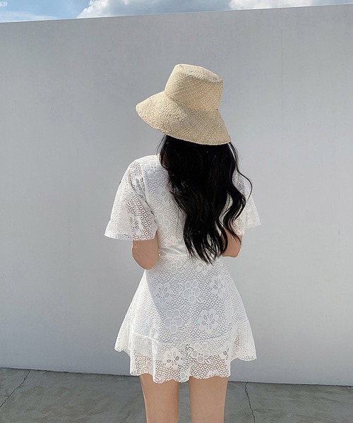 Dita Muaj.（ディータムアージュ）の「総レースワンピース水着（水着・レディース・ブラック/ホワイト・M/L/XL）」の19枚目の写真