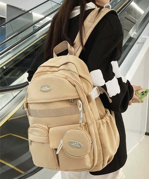 mushwear(マッシュウェア)の「LHYリュック(バックパック/リュック・メンズ・ブラウン/ホワイト/ブラック/ベージュ・FREE)」の4枚目の写真