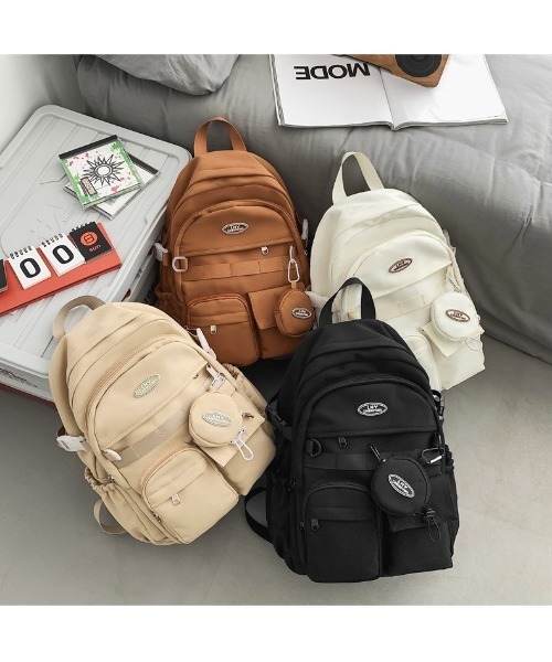 mushwear(マッシュウェア)の「LHYリュック(バックパック/リュック・メンズ・ブラウン/ホワイト/ブラック/ベージュ・FREE)」の11枚目の写真