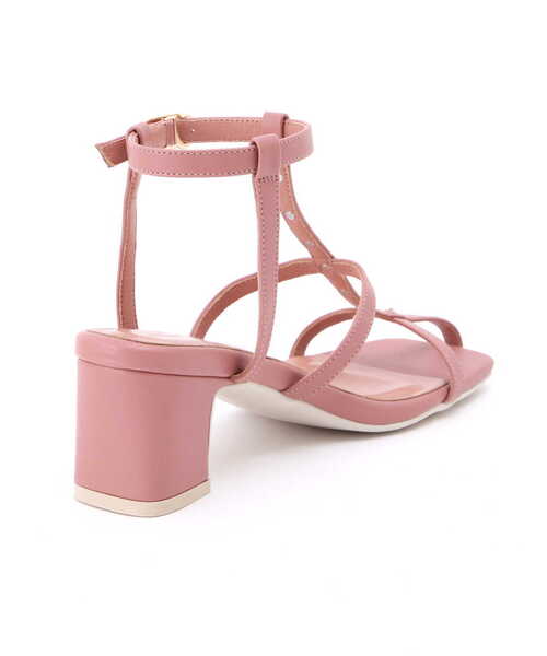 EDIT COLOGNE(エディットコロン)の「パール付Tストラップサンダル(パンプス・レディース・ホワイト/ピンク/ブラック・23.0cm/23.5cm/24.0cm)」の8枚目の写真