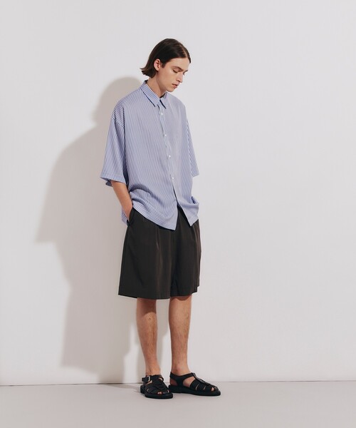 tk.TAKEO KIKUCHI（ティーケータケオキクチ）の「◆バギーショートパンツ（その他パンツ・メンズ・チャコールグレー/ブラック/サンドベージュ・02/03）」の6枚目の写真