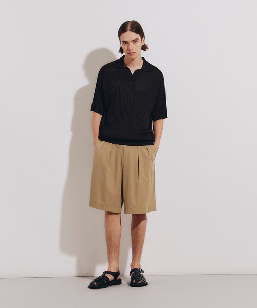 tk.TAKEO KIKUCHI（ティーケータケオキクチ）の「◆バギーショートパンツ（その他パンツ・メンズ・チャコールグレー/ブラック/サンドベージュ・02/03）」の18枚目の写真