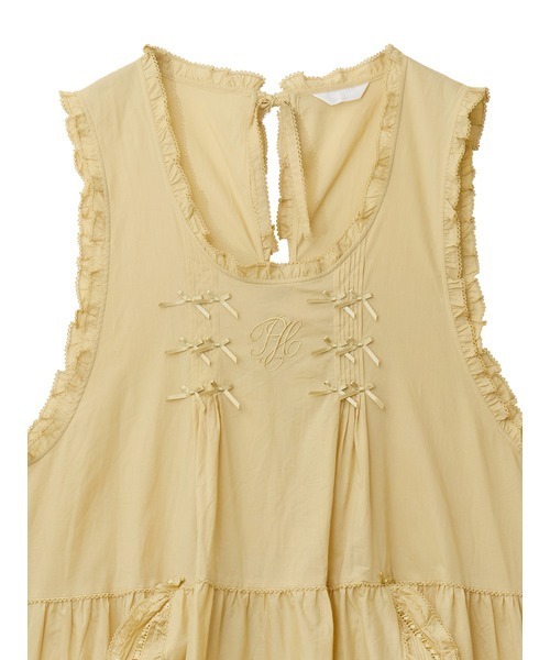 PINK HOUSE（ピンクハウス）の「ローンエプロンドレス（その他トップス