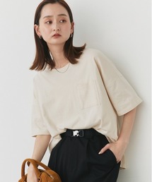 ポケット付き Tシャツ