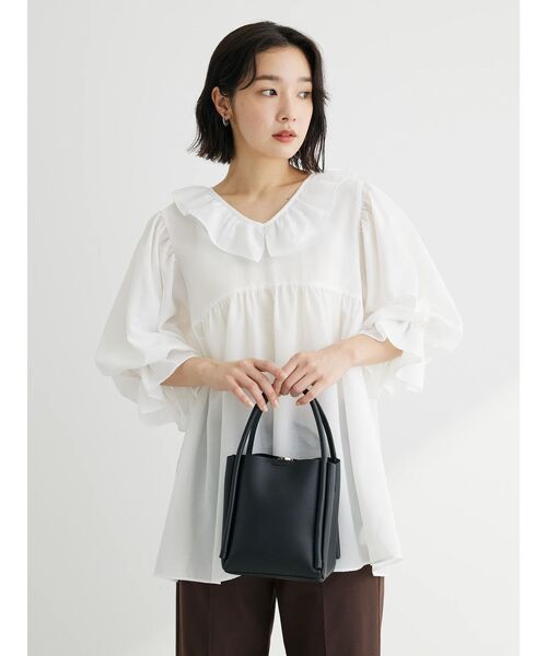 Green Parks（グリーンパークス）の「キャンディスリーブブラウス