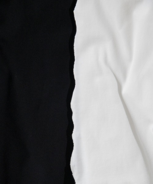 D.TT.K(ディティーティーケー)の「【ユニセックスアイテム】RE-BUILED T-SHIRTS オーバーサイズ ルーズシルエット 再構築 Tシャツ(Tシャツ/カットソー・メンズ・ホワイト/ブラック・FREE)」の20枚目の写真
