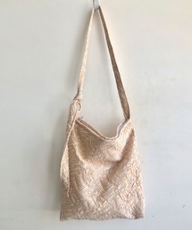 ジャガード生地ショルダーバッグ