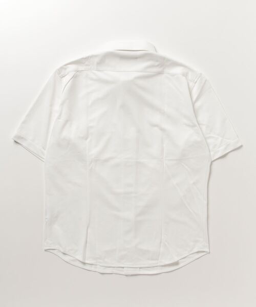 Perfect Suit FActory(パーフェクトスーツファクトリー)の「先染めポロシャツ【ビジネス対応可】リネンタッチ カーキ/ホワイト/ベージュ/グレー(ポロシャツ・メンズ・ネイビー/ベージュ/チャコールグレー/ホワイト/カーキ・L/S/LL/M)」の6枚目の写真