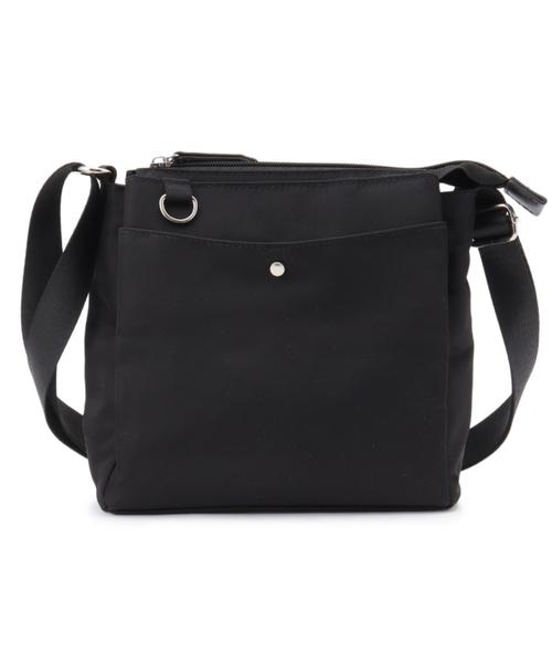 SHOO・LA・RUE（シューラルー）の「◆【撥水】スクエア多ポケットショルダーバッグ（ショルダーバッグ・レディース・グレー/オレンジ/ブラック/キャメル・00）」の14枚目の写真