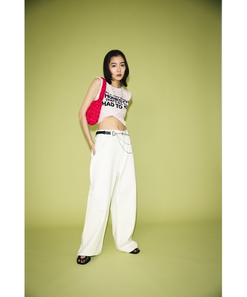 SLY（スライ）の「MESSAGE T/SH メッセージ Tシャツ バック