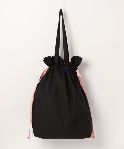 algy（アルジー）の「巾着BAG（ハンドバッグ・キッズ・ブラック・FREE）」の2枚目の写真