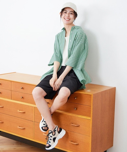 LEPSIM（レプシィム）の「12ゲージタンクビスチェ　906777（タンクトップ・レディース・オフホワイト/ブラック/グレイッシュベージュ・FREE）」の21枚目の写真