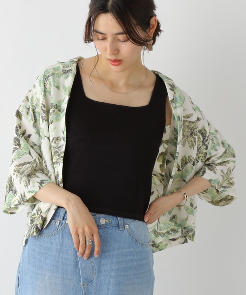 LEPSIM（レプシィム）の「12ゲージタンクビスチェ　906777（タンクトップ・レディース・オフホワイト/ブラック/グレイッシュベージュ・FREE）」の9枚目の写真