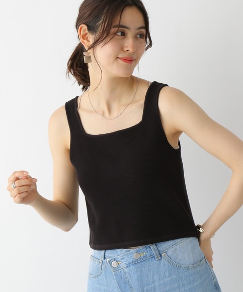 LEPSIM（レプシィム）の「12ゲージタンクビスチェ　906777（タンクトップ・レディース・オフホワイト/ブラック/グレイッシュベージュ・FREE）」の22枚目の写真