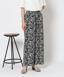 SHOO・LA・RUE | 【接触冷感】小花柄イージーパンツ(その他パンツ)