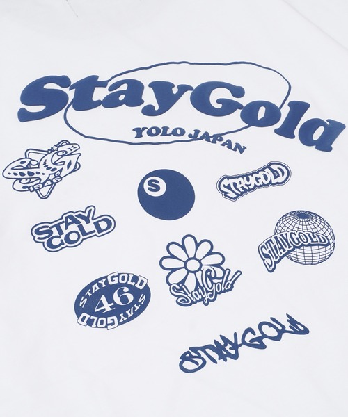 STAY GOLD(ステイゴールド)の「【STAYGOLD】コラージュ リンガーネック Tシャツ / Collage ringer neck T-shirt(Tシャツ/カットソー・メンズ・ブラック/アッシュグレー/ホワイト・M/L)」の9枚目の写真
