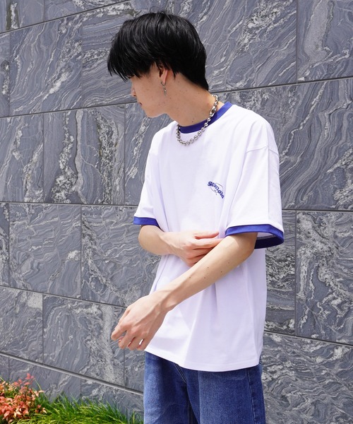STAY GOLD(ステイゴールド)の「【STAYGOLD】コラージュ リンガーネック Tシャツ / Collage ringer neck T-shirt(Tシャツ/カットソー・メンズ・ブラック/アッシュグレー/ホワイト・M/L)」の5枚目の写真