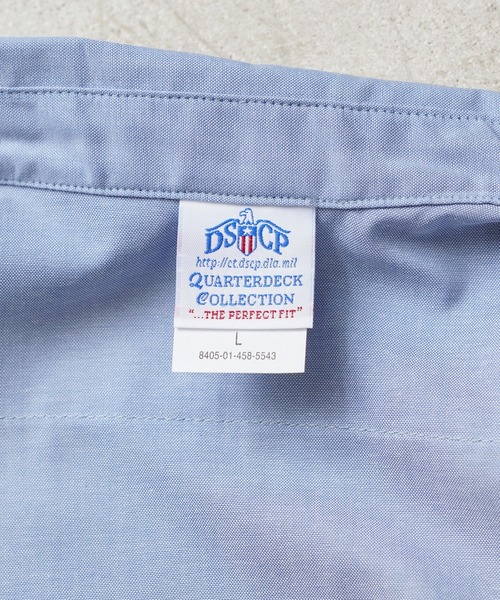 WAIPER.inc（ワイパーインク）の「WAIPER.inc 実物 新品 デッドストック 米軍 リメイク U.S.NAVY シャンブレーシャツ 半袖 ボックスカット（シャツ/ブラウス・メンズ・ブルー・L/XL）」の5枚目の写真