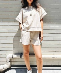 esutoreja | ショートパンツスウェットセットアップ(セットアップ)