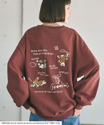 GREMLINS(グレムリン)GIZMOギズモ フォトプリント&刺繍ビッグシルエット スウェットトレーナー ユニセックス