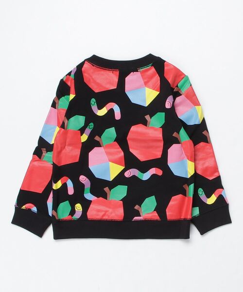STELLA McCARTNEY(ステラマッカートニー)の「STELLA McCARTNEY (ステラマッカートニー) Kids & Junior 長袖アップルスウェットプルオーバー(スウェット・キッズ・ブラック・14Y/3Y/12Y/16Y/5Y/4Y/8Y/6Y/10Y/2Y)」の2枚目の写真