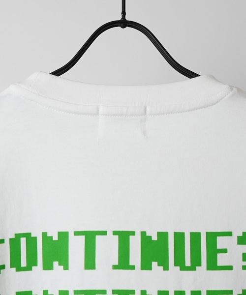 96thes(クローズ)の「【96thes】韓国ストリート ビックシルエット ゲームロゴバックプリントTシャツ カットソー ユニセックス (Tシャツ/カットソー・メンズ・ブラック/ホワイト/ホワイト系その他・M/L)」の7枚目の写真