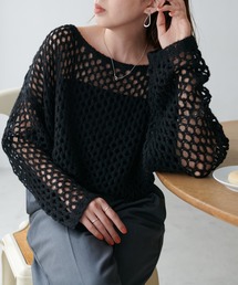 DISCOAT（ディスコート）の「【WEB限定】モヘアオーバールーズニット（Tシャツ/カットソー）」