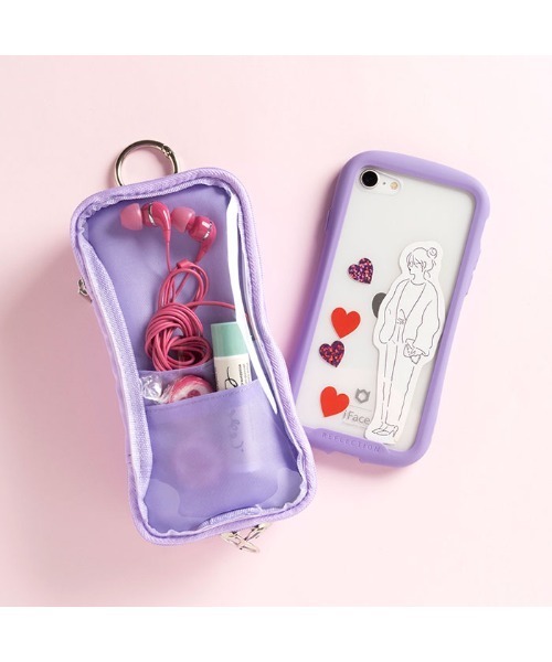 Hamee(ハミィ)の「Melia キルティングガジェット アクスタ ポーチ (S)(ポーチ・レディース・アイボリー/ミント/パープル/ブルー・S size)」の4枚目の写真