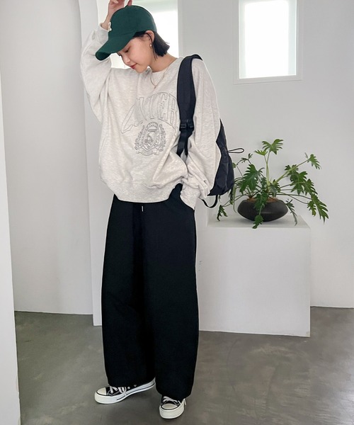 andme(アンドミー)の「ツイルオーバーサイズコクーンパンツ(その他パンツ・レディース・ブラック/ブラウン/アイボリー・M)」の15枚目の写真
